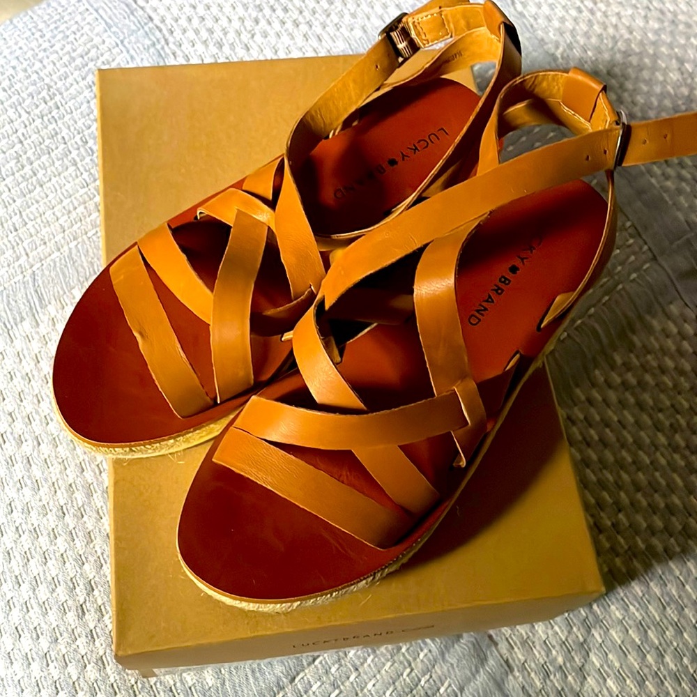 Lucky Brand Tan Espadrilles